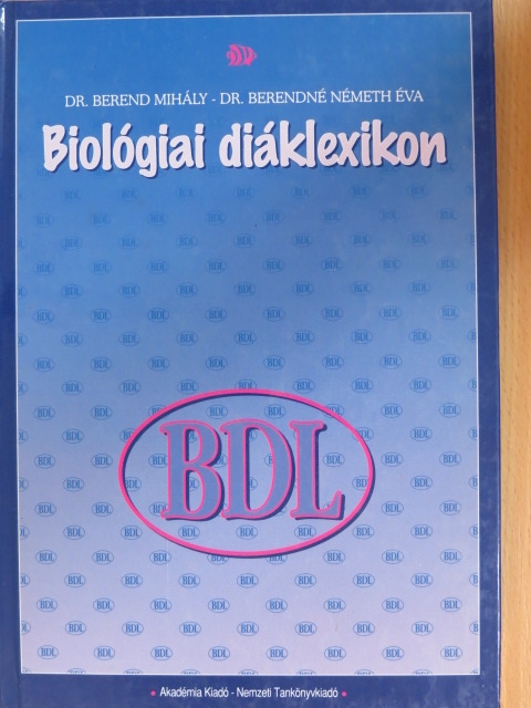 Dr. Berend Mihály - Biológiai diáklexikon [antikvár]