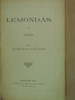 Karczag Vilmos - Lemondás [antikvár]