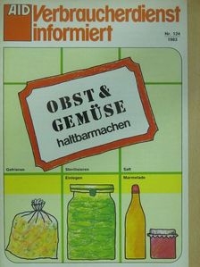 Annelore Lange-Stümpfig - AID Verbraucherdienst informiert 124/1983 [antikvár]