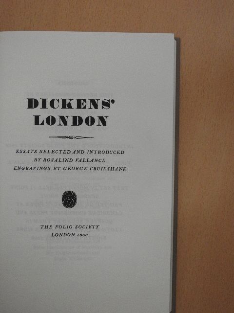 Dickens - Dickens' London [antikvár]