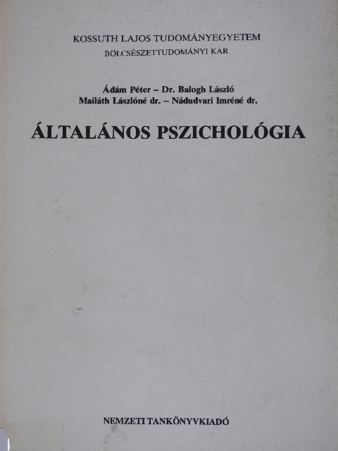 Dr. Dúll Andrea - Általános pszichológia [antikvár]