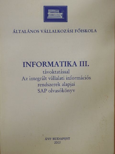 Informatika III. [antikvár]