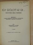Kosztolányi István - Igy szólott az Úr... II. [antikvár]