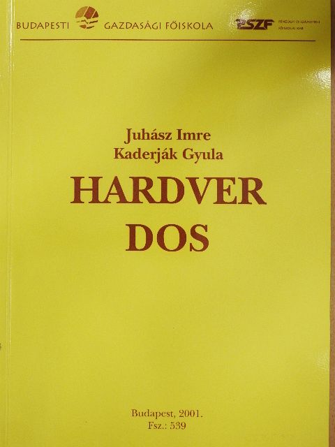 Juhász Imre - Hardver/Dos [antikvár]