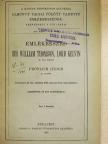 Fröhlich Izidor - Emlékbeszéd Sir William Thomson, Lord Kelvin k. tag fölött [antikvár]