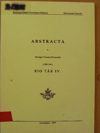 Bio Tár IV. [antikvár]