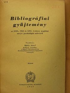 Király József - Bibliográfiai gyűjtemény [antikvár]