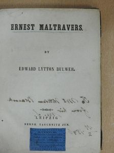 Edward Lytton Bulwer - Ernest Maltravers [antikvár]