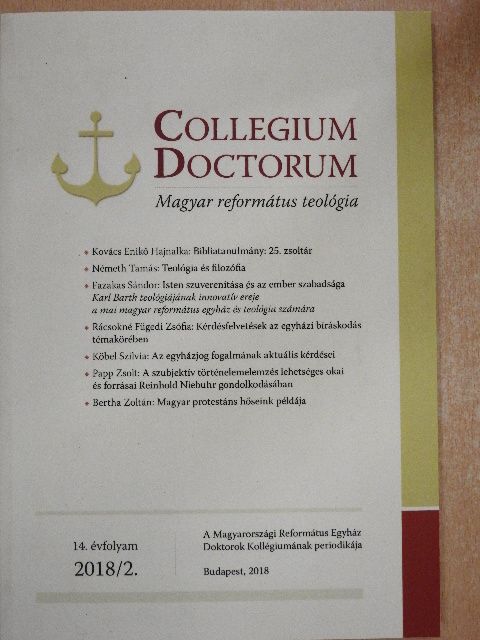 Bertha Zoltán - Collegium Doctorum 2018/2. [antikvár]