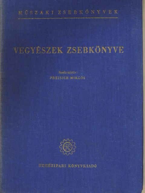 Vegyészek zsebkönyve [antikvár]