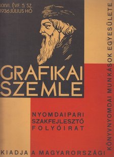 Novák László - Grafikai Szemle 1936. július [antikvár]