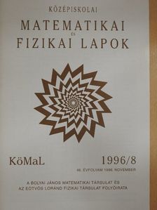 Rábai Imre - Középiskolai matematikai és fizikai lapok 1996. november [antikvár]