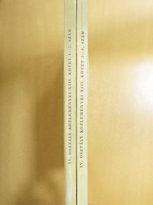 Erdei Ferenc - A Magyar Tudományos Akadémia Agrártudományok Osztályának Közleményei XIII. 1-4. [antikvár]