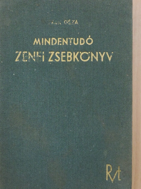Falk Géza - Mindentudó zenei zsebkönyv [antikvár]