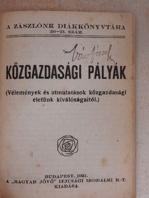 Balogh Elemér - Közgazdasági pályák I-II. [antikvár]