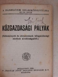 Balogh Elemér - Közgazdasági pályák I-II. [antikvár]