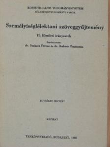 A. Bandura - Személyiséglélektani szöveggyűjtemény II. [antikvár]