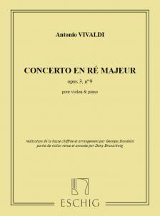 Vivaldi - CONCERTO IN RÉ MAJEUR (D-DUR),OP.3 NO.9 (DANDELOT,GEORGES)