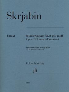 SZKRJABIN (SKRJABIN) - KLAVIERSONATE NR.2 gis-MOLL OP.19 (SONATE-FANTAISIE)