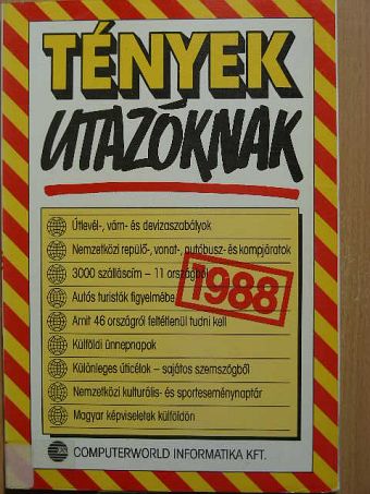 Besztercey Gábor - Tények utazóknak 1988 [antikvár]