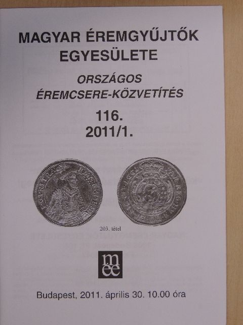 Nagy József - Országos éremcsere-közvetítés 2011/1. [antikvár]