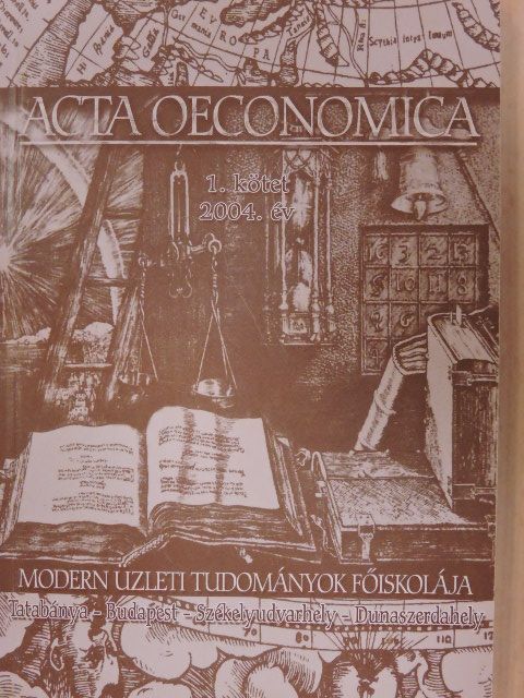 Dr. Belyó Pál - Acta Oeconomica 1. [antikvár]