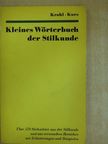 Josef Kurz - Kleines Wörterbuch der Stilkunde [antikvár]