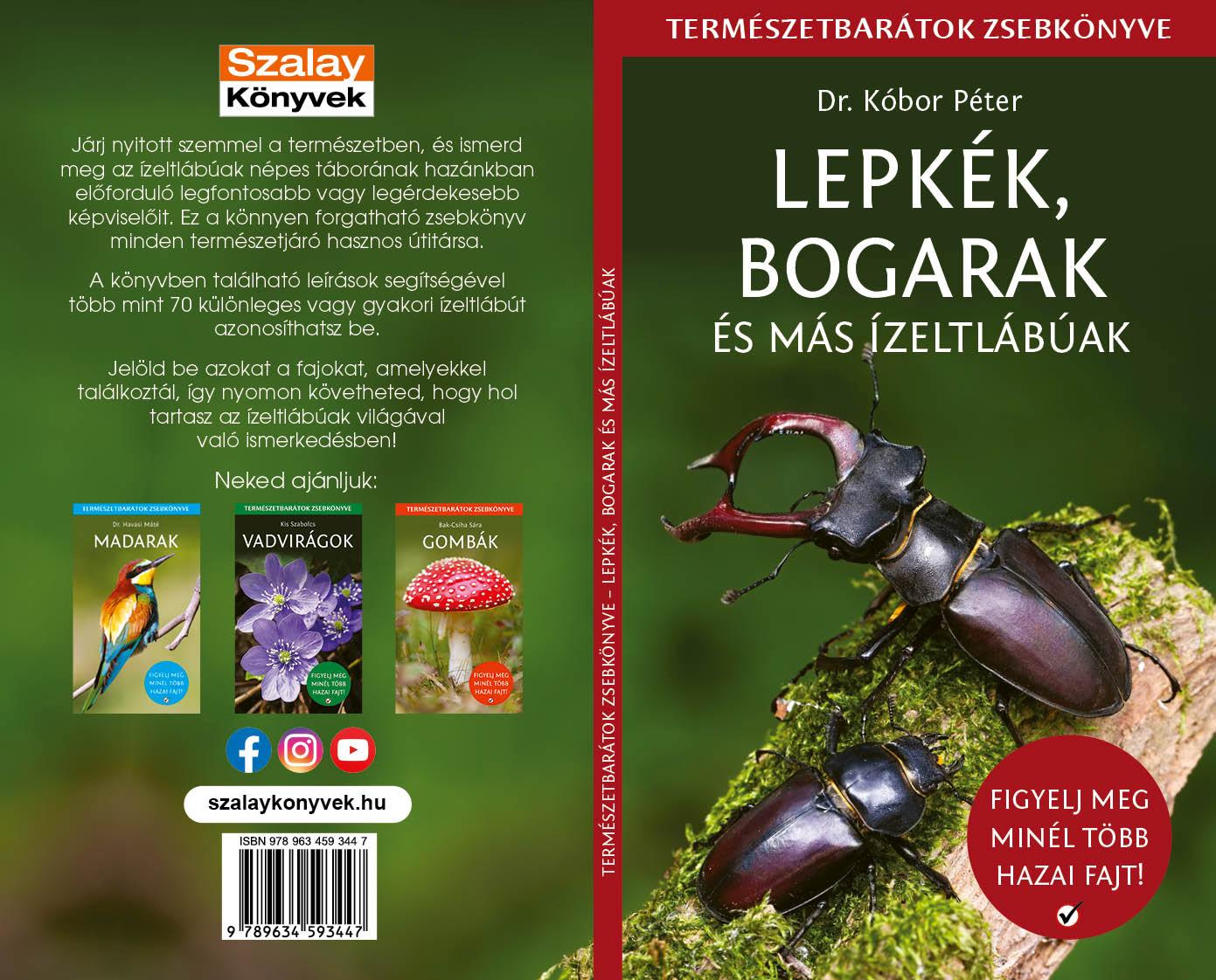 Dr. Kóbor Péter - Lepkék, bogarak és más ízeltlábúak - Természetbarátok zsebkönyve
