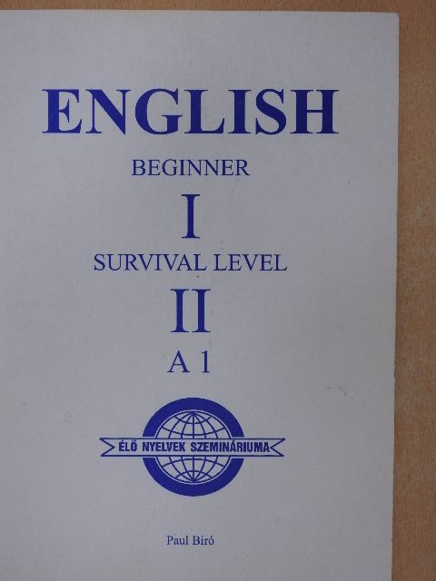 Biró Pál - English I-II. [antikvár]