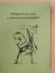 Donászy Mariann - Válogatott fejezetek a gerontopszichiátriából [antikvár]