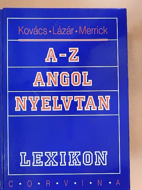 Kovács János - A-Z angol nyelvtan [antikvár]