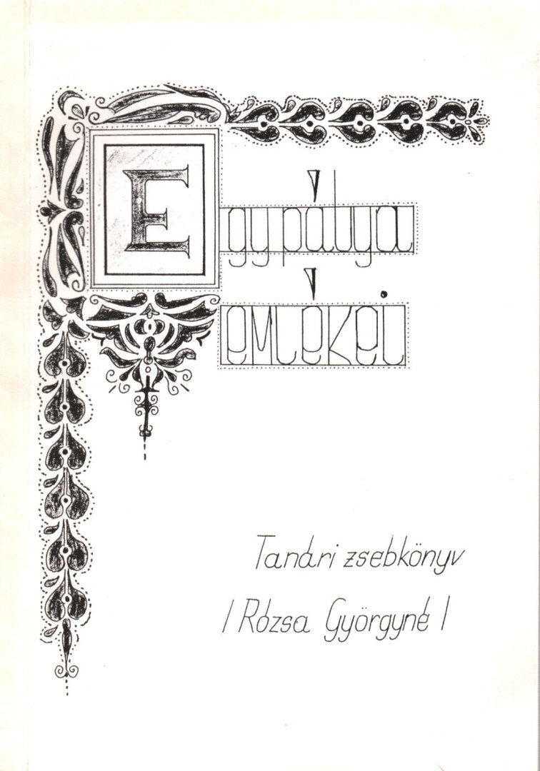 Rózsa Györgyné - Tanári zsebkönyv [antikvár]