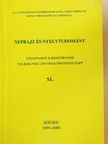 Büky László - Néprajz és nyelvtudomány XL. [antikvár]