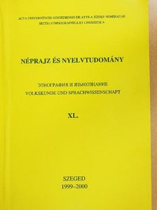 Büky László - Néprajz és nyelvtudomány XL. [antikvár]
