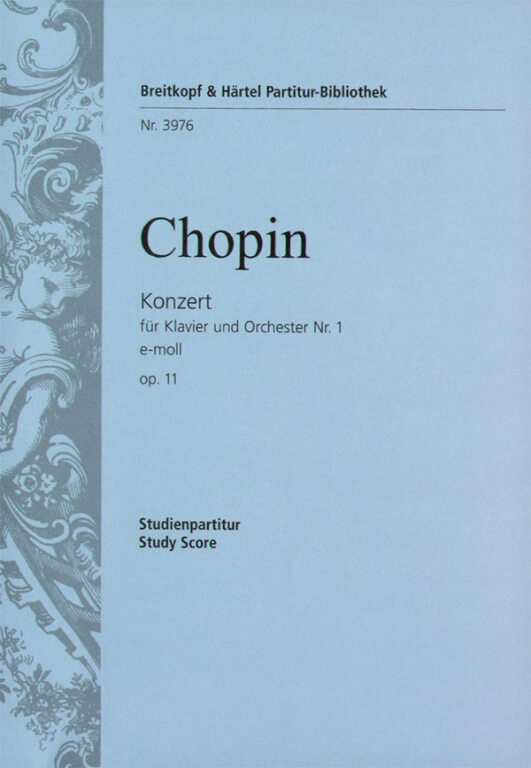Chopin - KONZERT FÜR KLAVIER UND ORCHESTER NR.1 e-MOLL OP.11, STUDIENPARTITUR