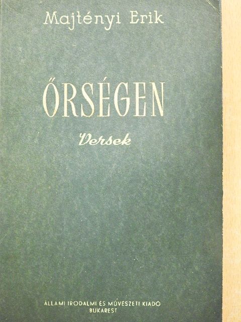 Majtényi Erik - Őrségen [antikvár]