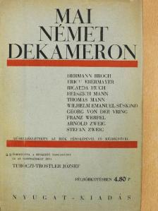 Arnold Zweig - Mai német Dekameron [antikvár]