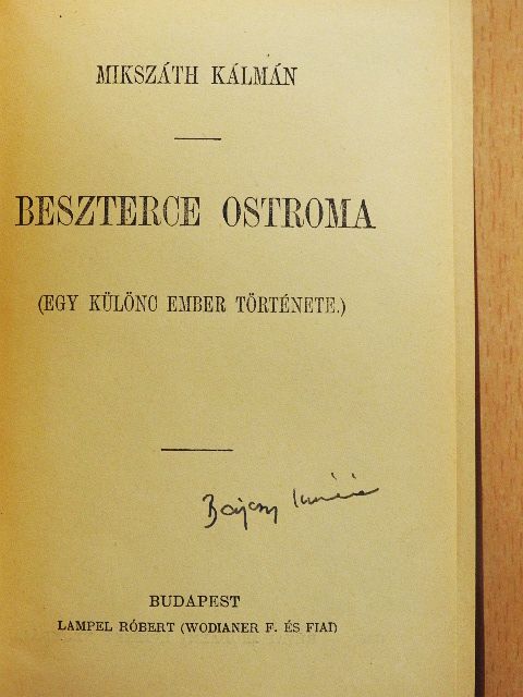 Mikszáth Kálmán - Beszterce ostroma [antikvár]