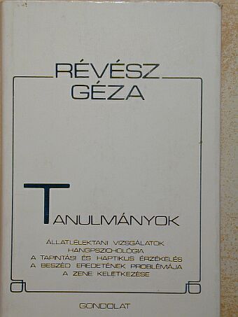 Révész Géza - Tanulmányok [antikvár]