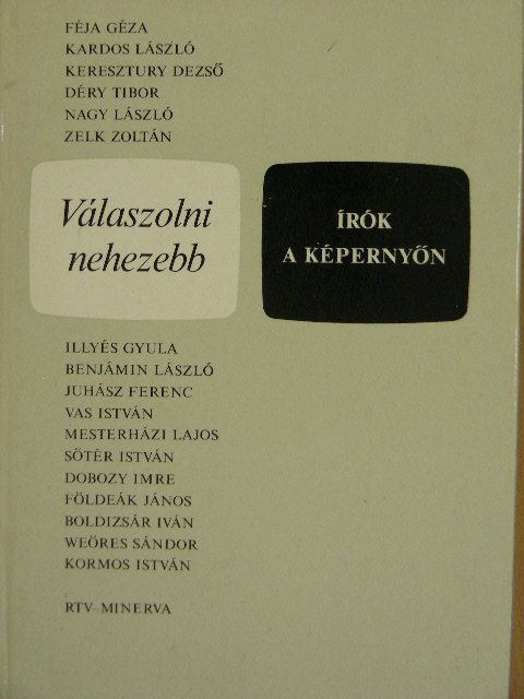Válaszolni nehezebb [antikvár]
