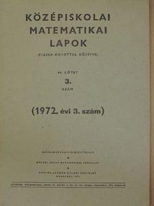 Surányi János - Középiskolai matematikai lapok 1972. március [antikvár]