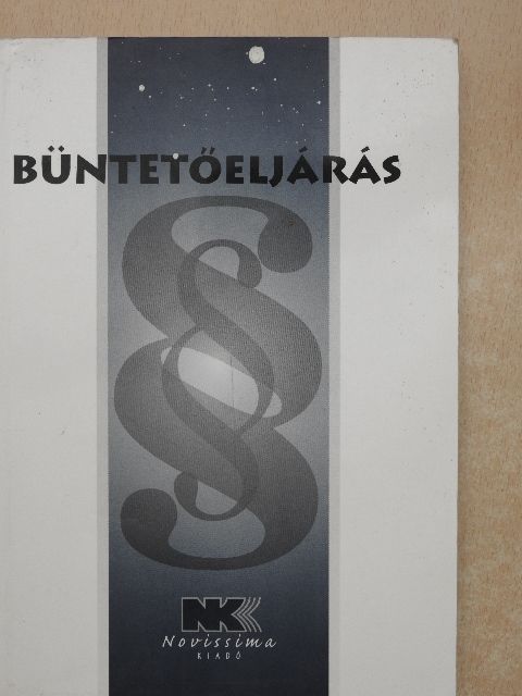Büntetőeljárás [antikvár]