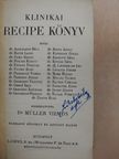 Dr. Alexander Béla - Klinikai recipe könyv [antikvár]