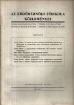 Dr. Botvay Károly - Az Erdőmérnöki Főiskola közleményei 1957 No. 2. [antikvár]