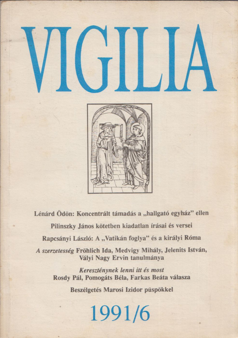 Lukács László - Vigilia 1991/6 [antikvár]