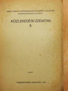 Dr. Katona Kis László - Közlekedési üzemtan II. [antikvár]