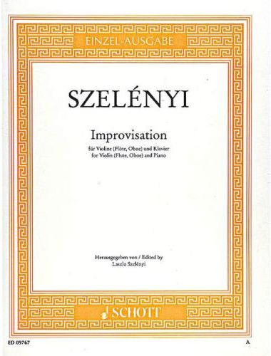 SZELÉNYI ISTVÁN - IMPROVISATION FÜR VIOLINE (FLÖTE,OBOE) UND KLAVIER (SZELÉNYI LÁSZLÓ)