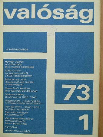 Arató Endre - Valóság 1973. január [antikvár]