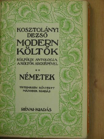 Albert Ehrenstein - Modern költők II. [antikvár]