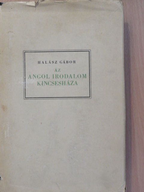 Ábrányi Emil - Az angol irodalom kincsesháza [antikvár]